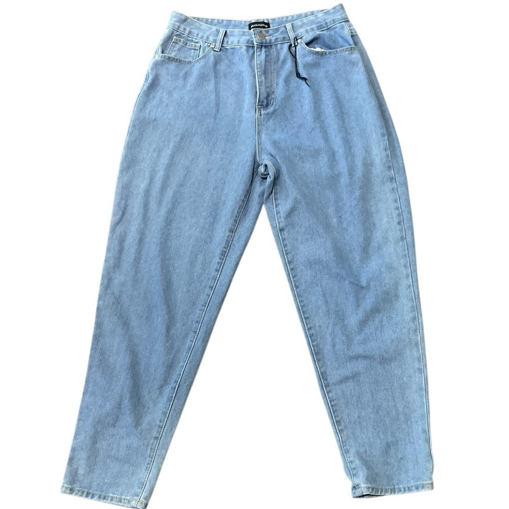 PrettyLittleThing Blue High Rise Jeans